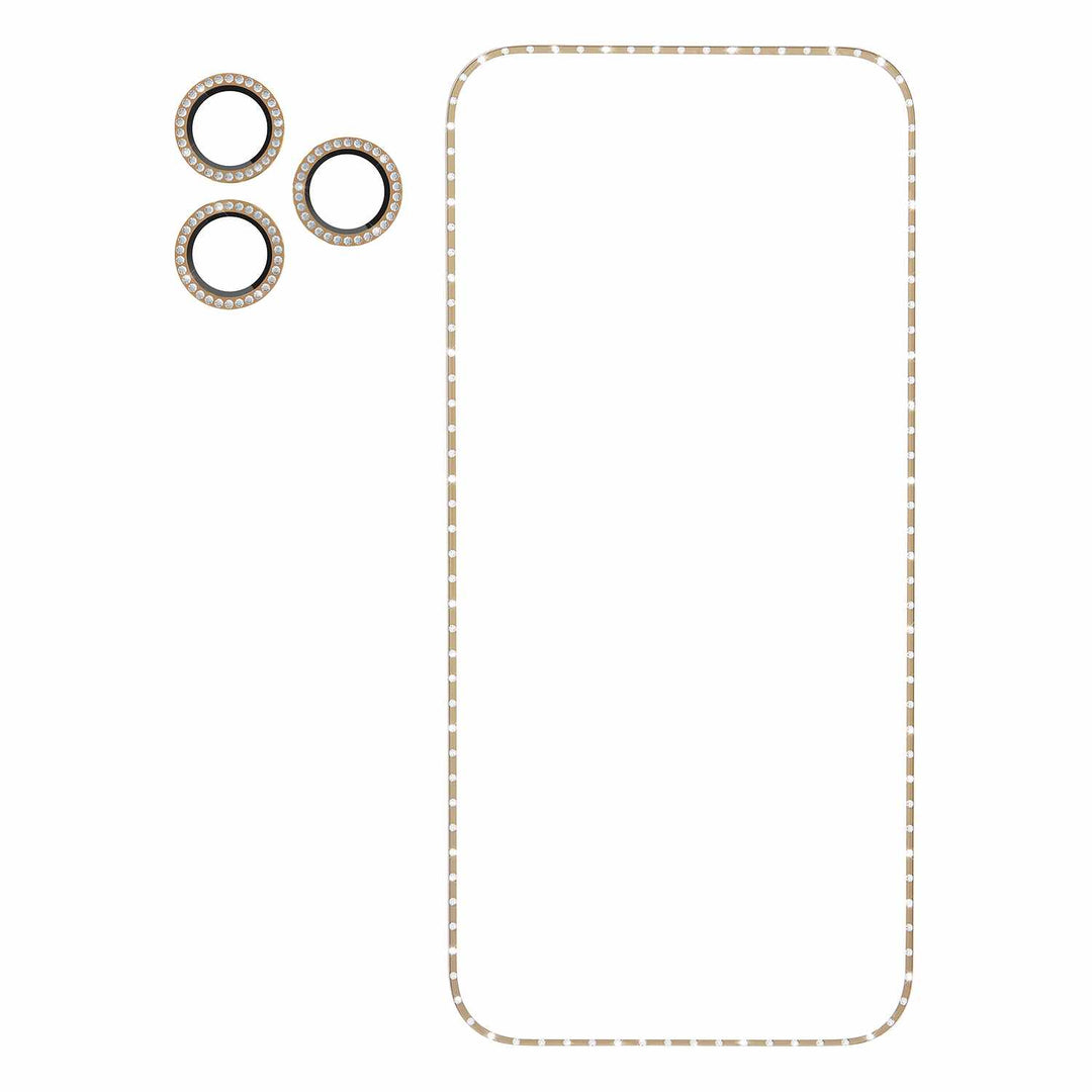 Kate Spade | Screen & Lens Protector Style Kit iPhone  17 Pro Max/ 16 Pro Max Set in - Stone Gold | KS058002