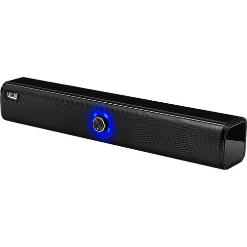 Adesso | Xtream S6 Bluetooth and 3.5mm Stereo Multimedia Soundbar Speaker - Black | XTREAM S6