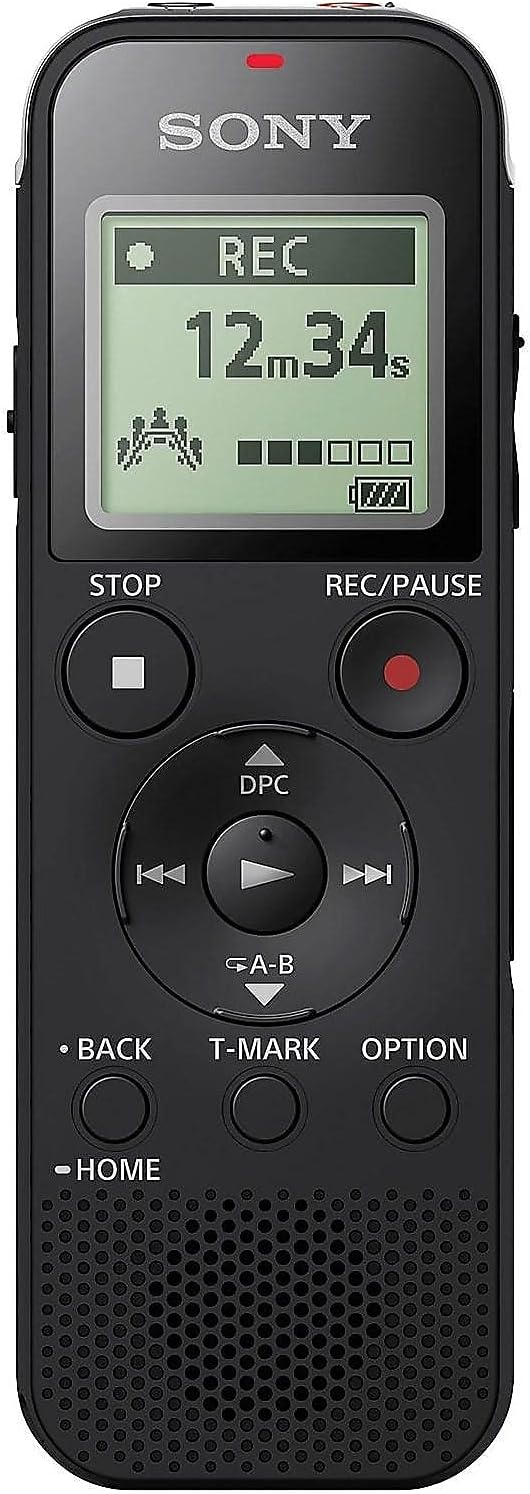 Sony | Stereo Digital Voice Recorder with Built-in USB, 4 GB | ICD-PX470
