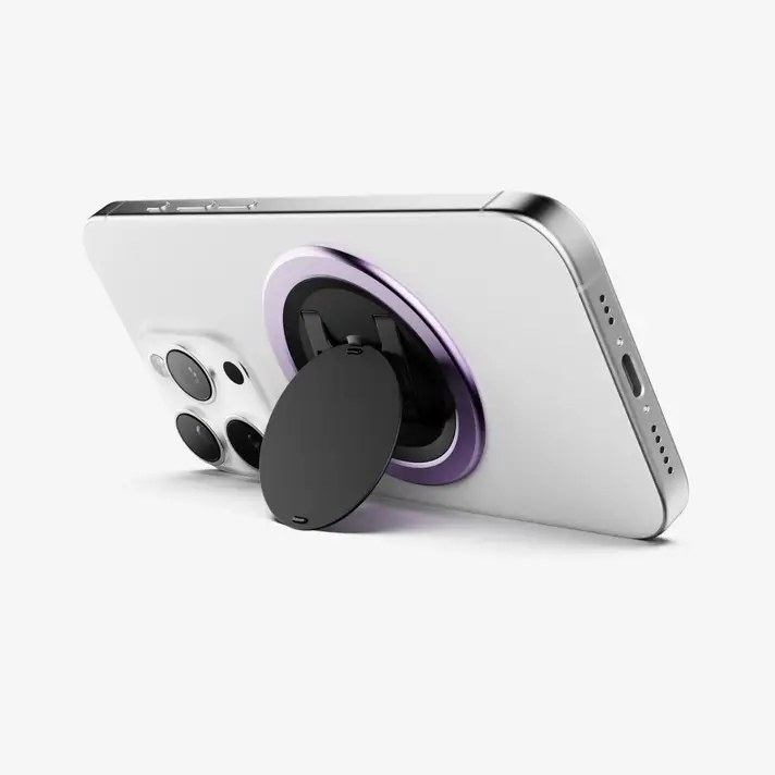 ohsnap! | Snap 4 Luxe MagSafe Universal Cell Phone Expanding Grip & Stand - Lavender | PH-S4L-LAV-CA1