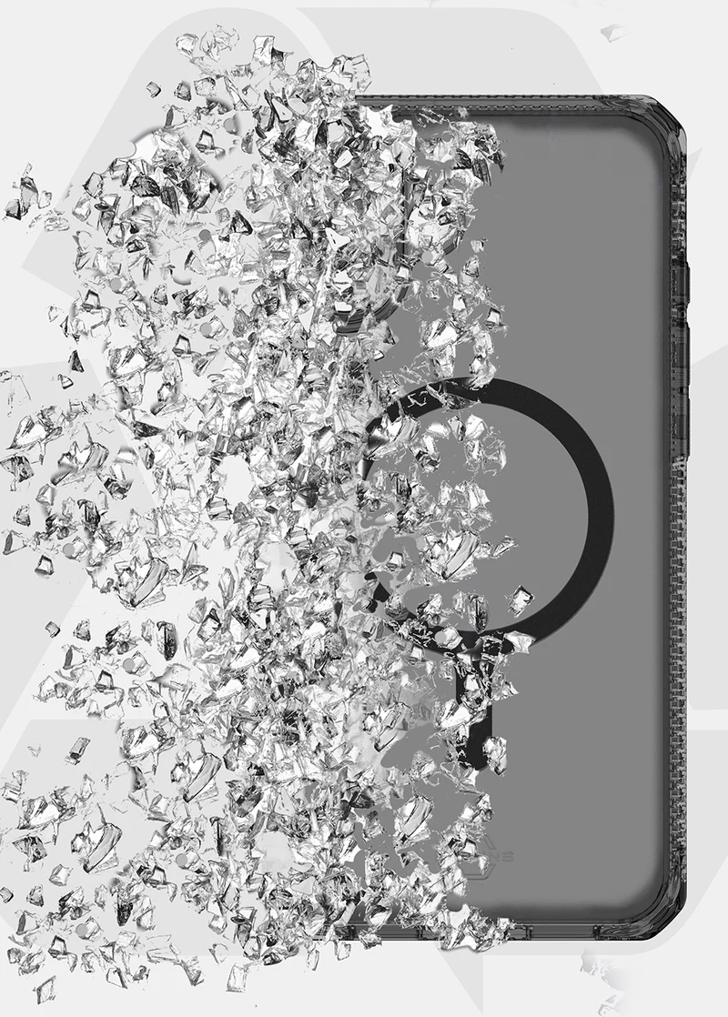 ITSKINS | Hybrid_R Vapor MagSafe Case iPhone 16 - Smoke | 120-8506