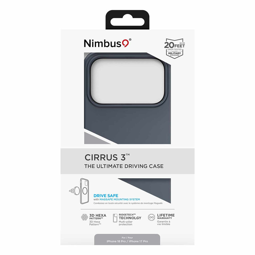 Nimbus9 | Cirrus 3 MagSafe Case iPhone 18 Pro /17 Pro - Steel Blue | N9C3IPH18PROSBL