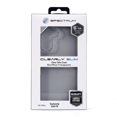 SPECTRUM | Clearly Slim Case Samsung Galaxy S26 FE - Clear | S26FECLEARLY