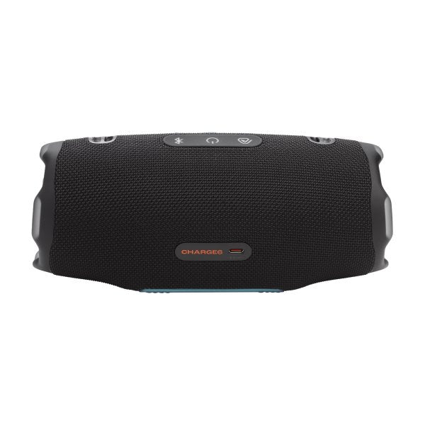 SO JBL | Charge 6 Waterproof Bluetooth  Wireless Speaker - Black / Orange | JBLCHARGE6BLKOAM