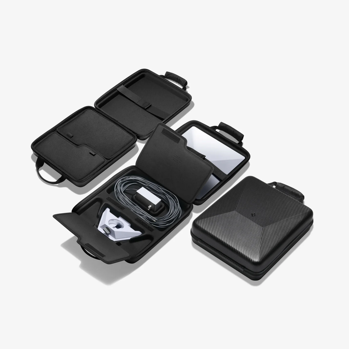 Spigen | Mini Spigen SpaceX Carrying Case - Carbon | AFA09372