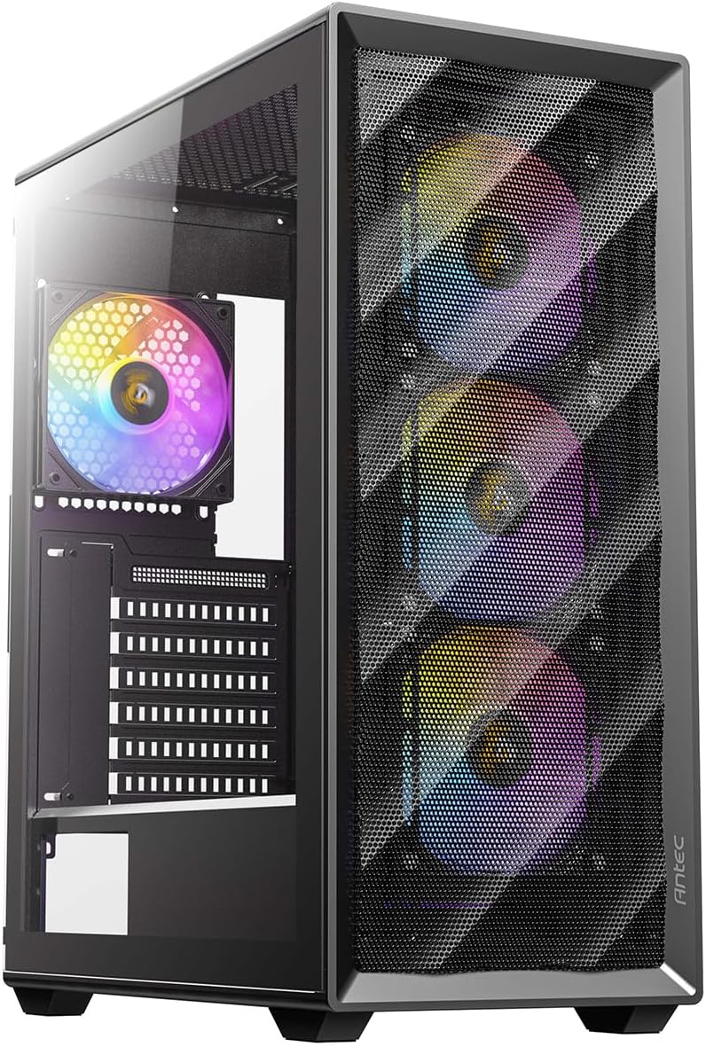 Antec | Mid-Tower Gaming Chassis 1YW– Black | AX85 ARGB