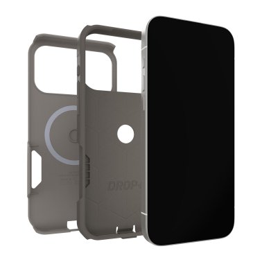 OtterBox | Commuter w/MagSafe iPhone 17 Pro Max + Camera Control Case - Grey Comfort | 77-98352