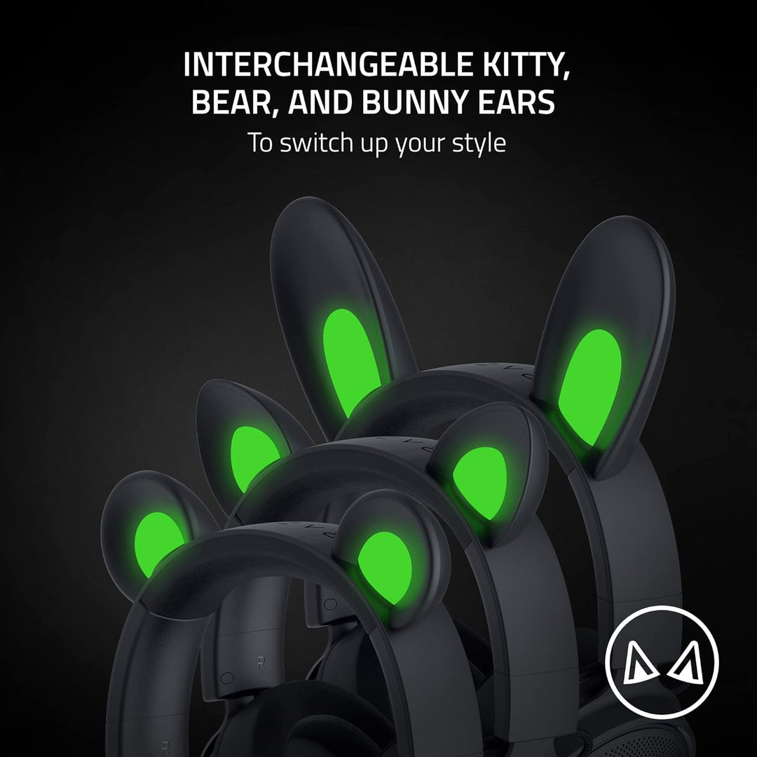Razer Renewed | Kraken Kitty V2 Pro Headset - Black | RZ04-04510100-R3UR | 60 DAYS WARRANTY