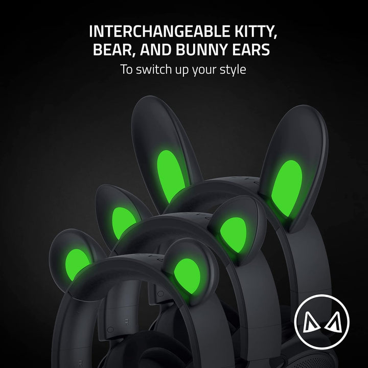 Razer Renewed | Kraken Kitty V2 Pro Headset - Black | RZ04-04510100-R3UR | 60 DAYS WARRANTY