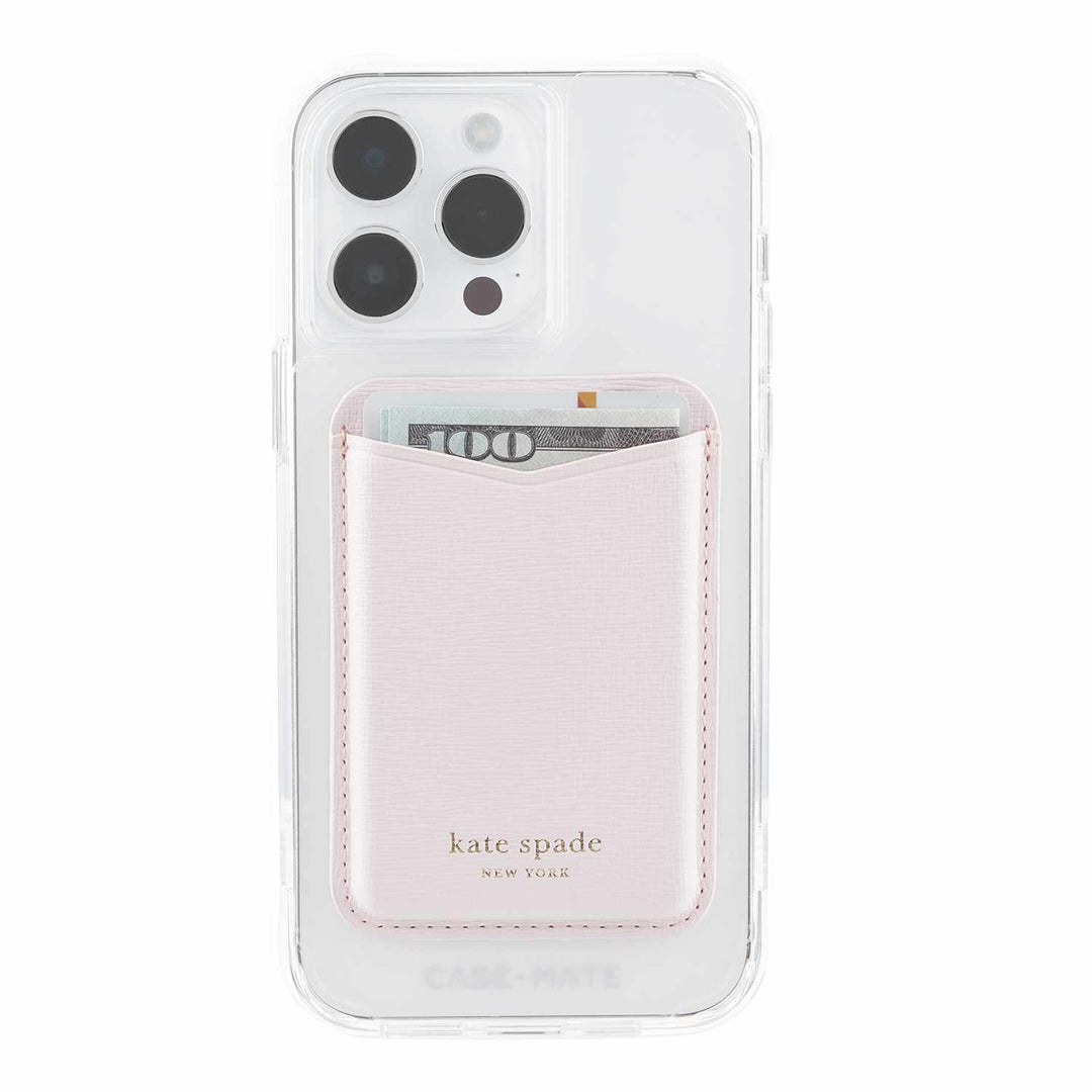 Kate Spade NY | Magnetic Wallet Compatible w/MagSafe - Pale Dogwood (Pink) | 123-0492