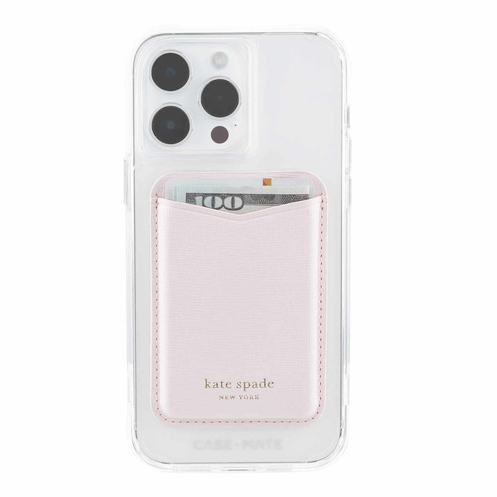 Kate Spade NY | Magnetic Wallet Compatible w/MagSafe - Pale Dogwood (Pink) | 123-0492