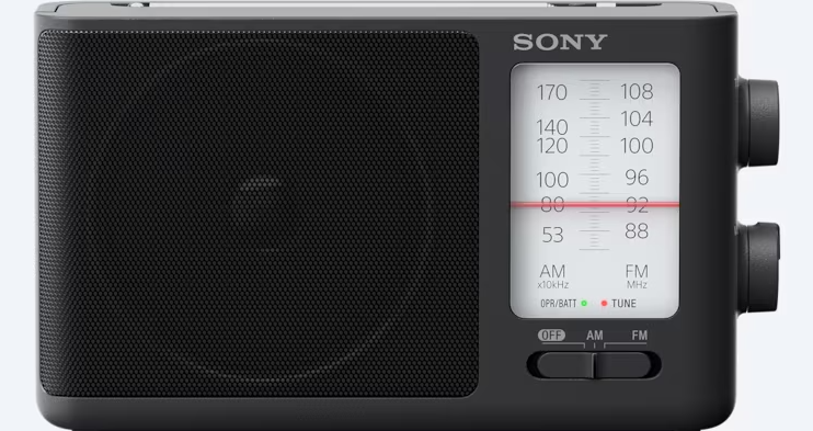 Sony | Portable AM/FM Radio - Black | ICF506