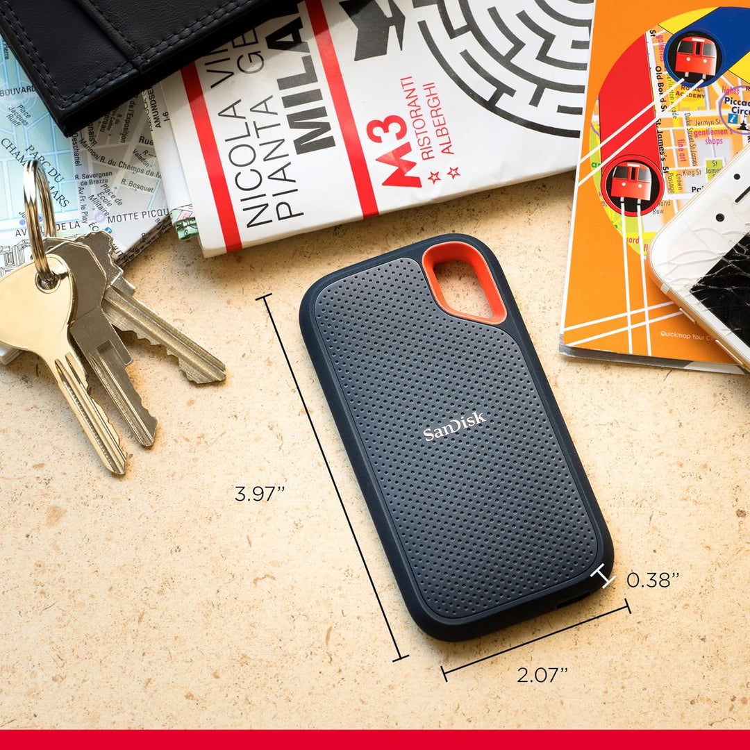 SanDisk | Extreme 8TB USB External Solid State Drive | SDSSDE61-8T00-G25