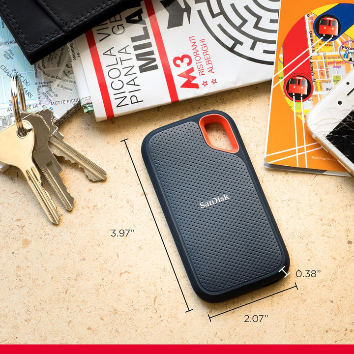 SanDisk | Extreme 8TB USB External Solid State Drive | SDSSDE61-8T00-G25