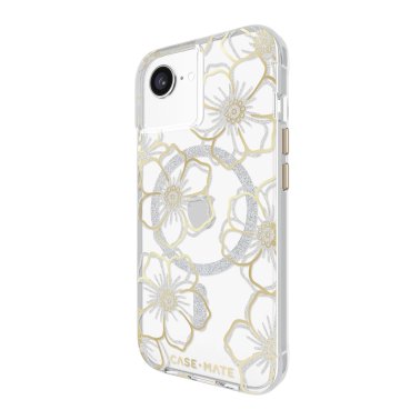 Case-Mate | Floral Gems MagSafe Case iPhone 16e / 15 / 14 / 13 - Gold | CM056558