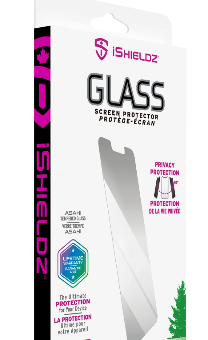 iShieldz | Privacy Glass Screen Protector for iPhone 16 Plus | IS5IP16PL