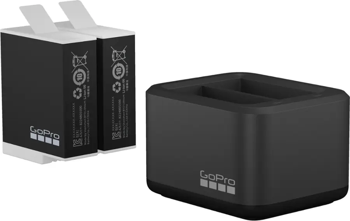 GoPro | Dual Battery Charger (H12/H11/H10/H9) - Black | GP-ADDBD-211-VT