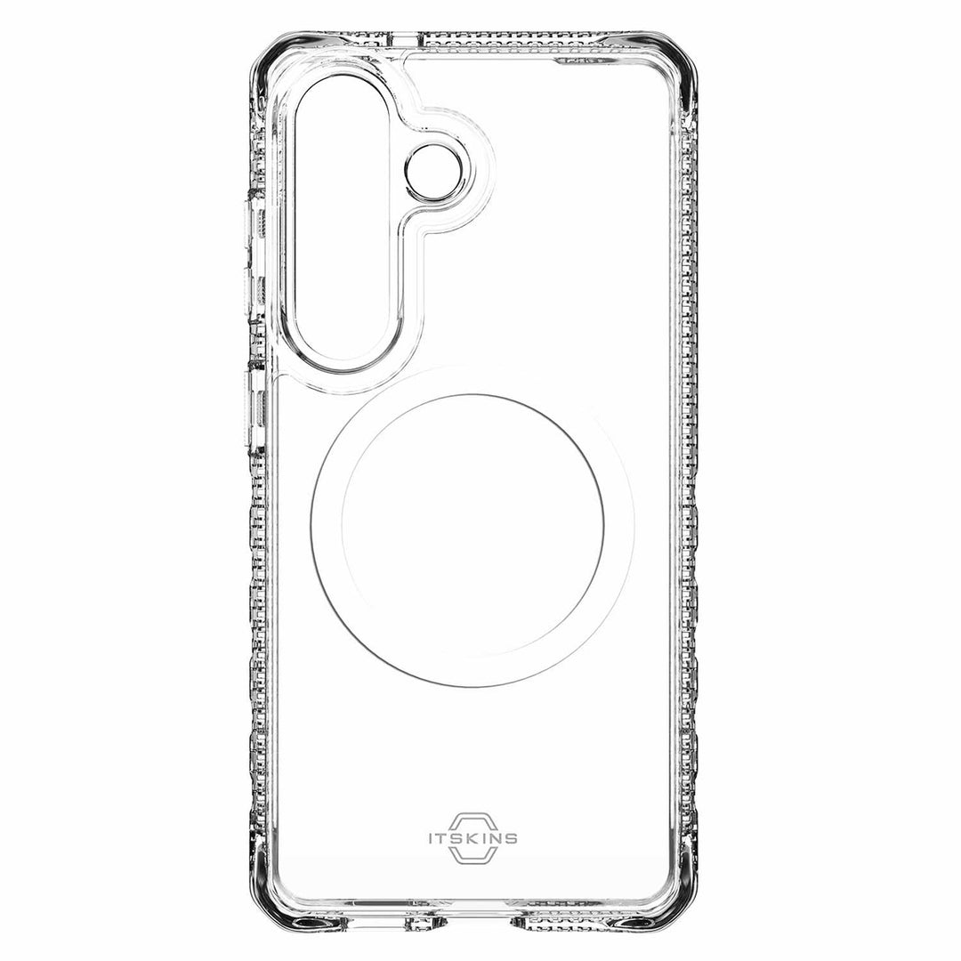 ITSKINS | Hybrid_R Case w/Magnets for Samsung Galaxy S26 - Clear | SGYRHMACRTRSP