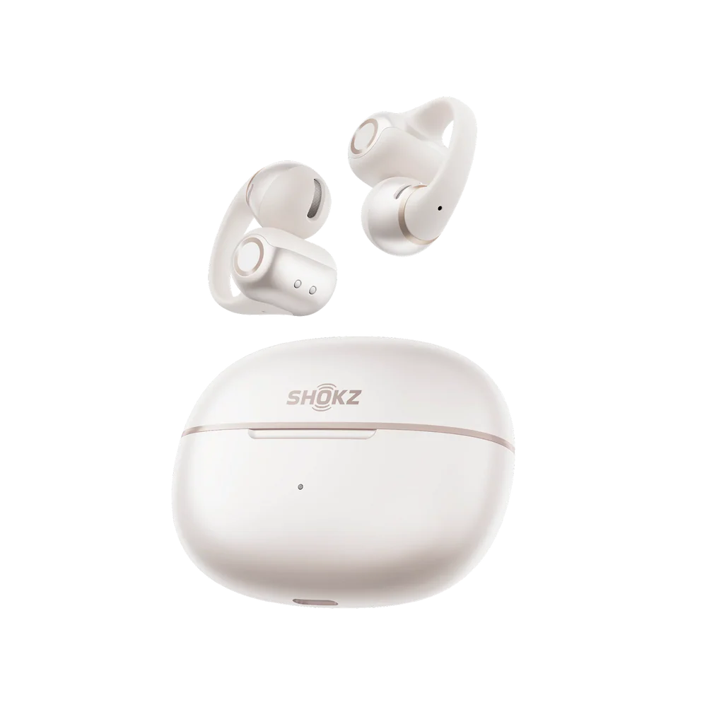 Shokz | OpenDots 2 Open-Ear True Wireless Earbuds - White | E320-ST-WT-CA-326