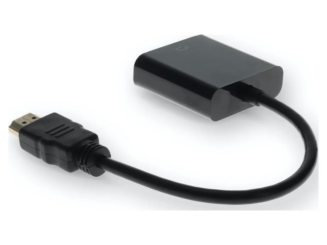 AddOn | Adapter HDMI 1.3 Male to VGA Female Black Active Adapter 8" Cable 3YR  | HDMI2VGA