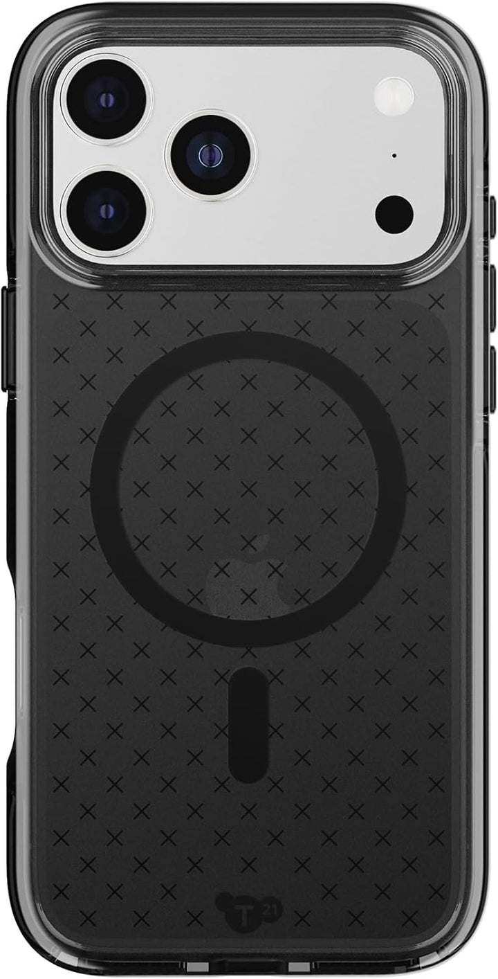 Tech21 | EvoCheck Case for iPhone 17 Pro Max – Smokey/Black | T21-11332