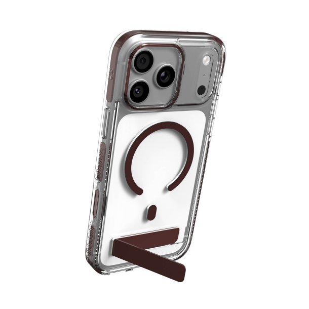 ZAGG | Graphene Santa Cruz Snap iPhone 18 Pro Max/17 Pro Max Kickstand Metallic Case - Burnt Copper | 702322322