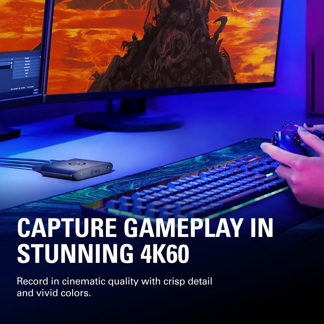 Elgato | 4K S External Capture Card - Black | 10GBR9901