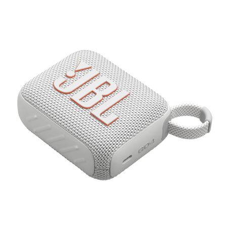 //// JBL | Go 4 Waterproof Bluetooth Wireless Speaker - White | JBLGO4WHTAM