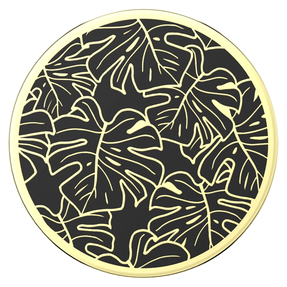 PopSockets | PopGrip Monstera - Black | 809037