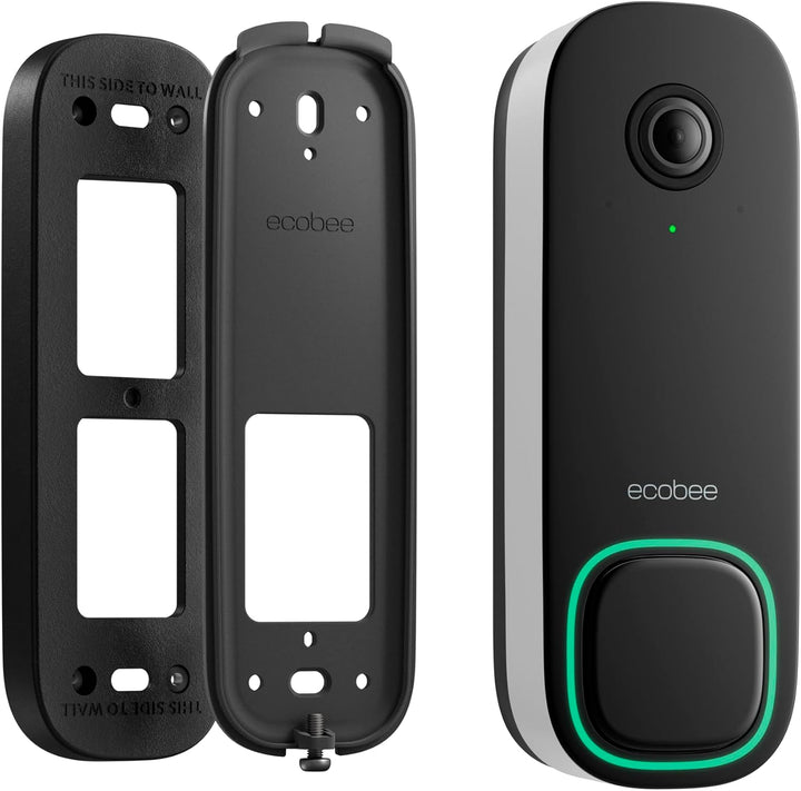Ecobee | Smart Doorbell Camera Wired Video Doorbell - Black | EB-CAMSDB-01