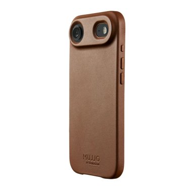 Mujjo | Full Leather w/MagSafe iPhone 17 Air Case - Tan | MUJJO-CL-065-TN