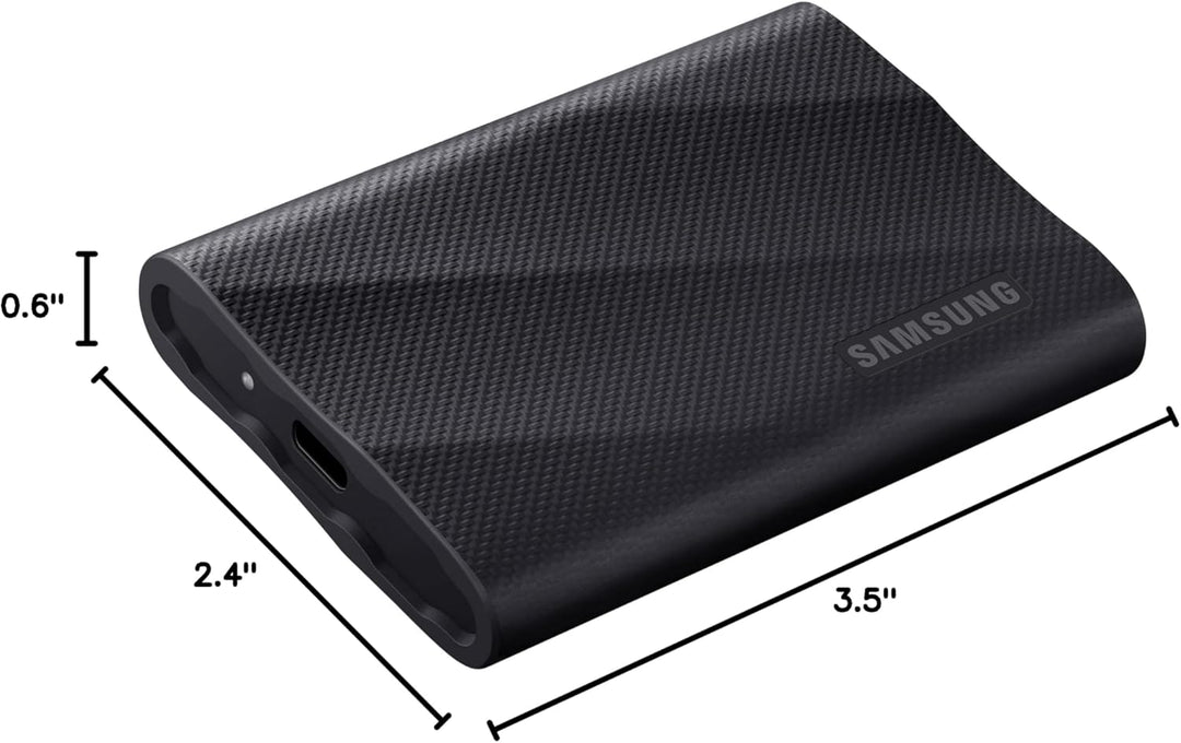 Samsung | USB 3.2 Gen. 2 T9 1TB Portable SSD - Black Open box | MU-PG1T0B/AM-OB