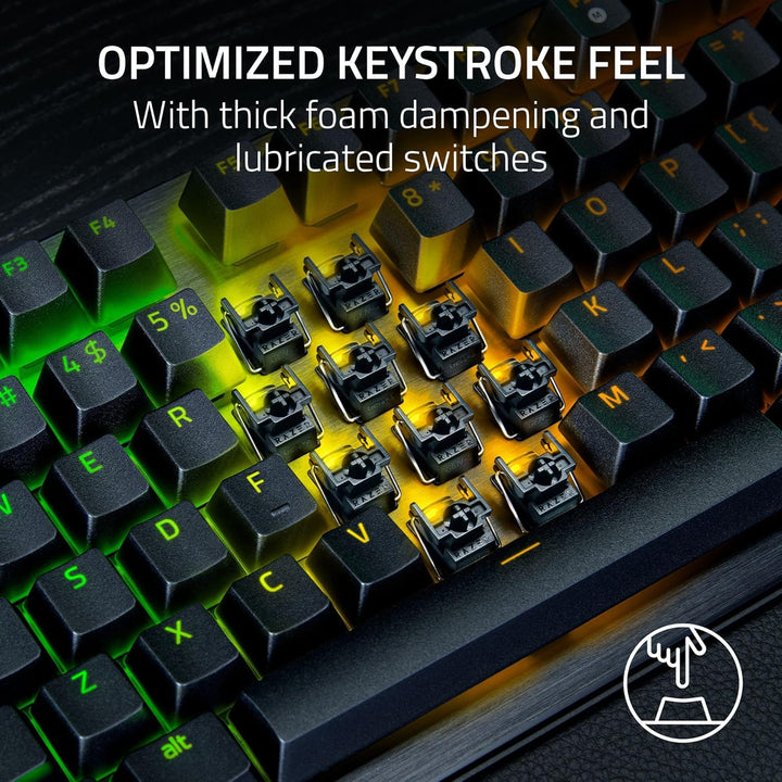 Razer | Huntsman V3 Pro 8KHz Full Size Wired Analog Optical Linear Switch Gaming Keyboard with Snap Tap - Black | RZ03-05530200-R3U1