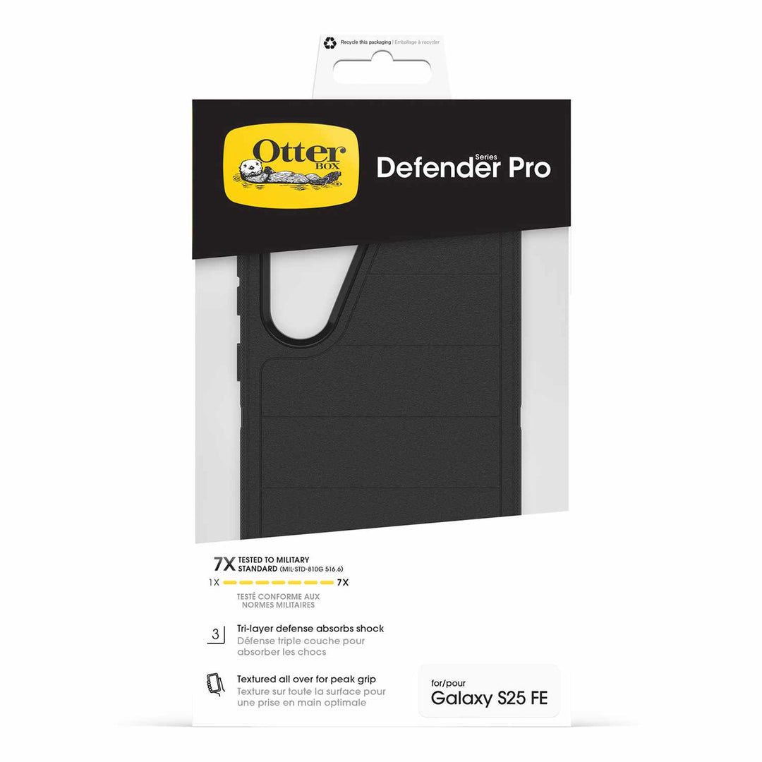OtterBox | Defender Pro Case for Samsung Galaxy S25 FE - Black | 77-99248