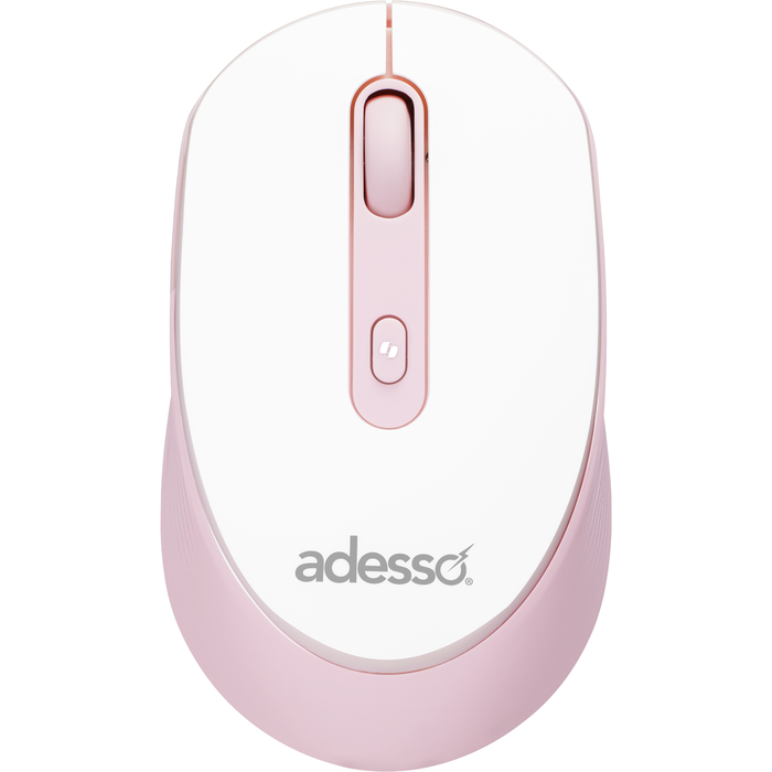 Adesso | iMouse A30 Wireless Mouse with AI Copilot Button 2.4GHz USB Dongle 1200 DPI Left and Right Hand Design - Pink | IMOUSE A30P