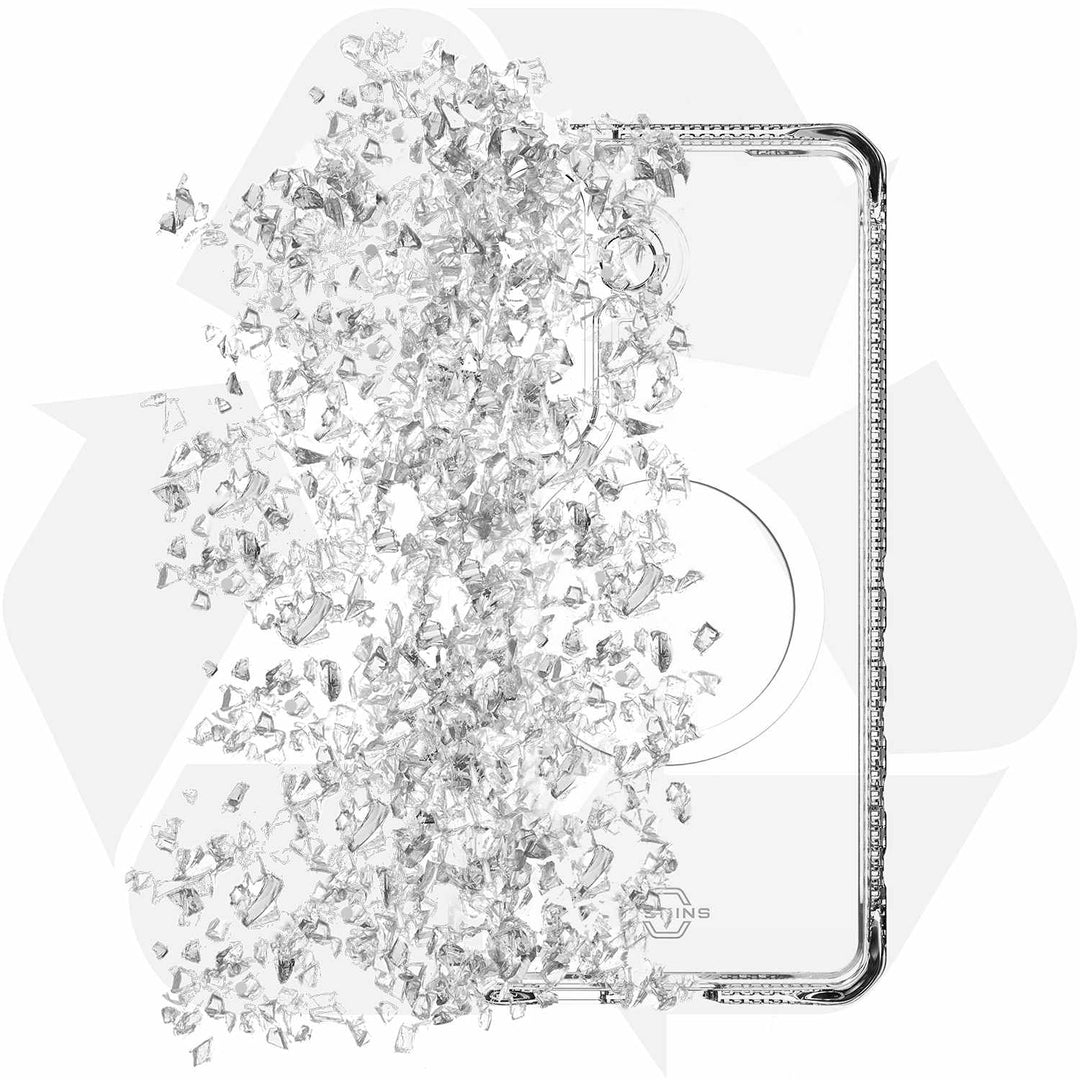 ITSKINS | Hybrid_R Case w/Magnets for Samsung Galaxy S26 - Clear | SGYRHMACRTRSP