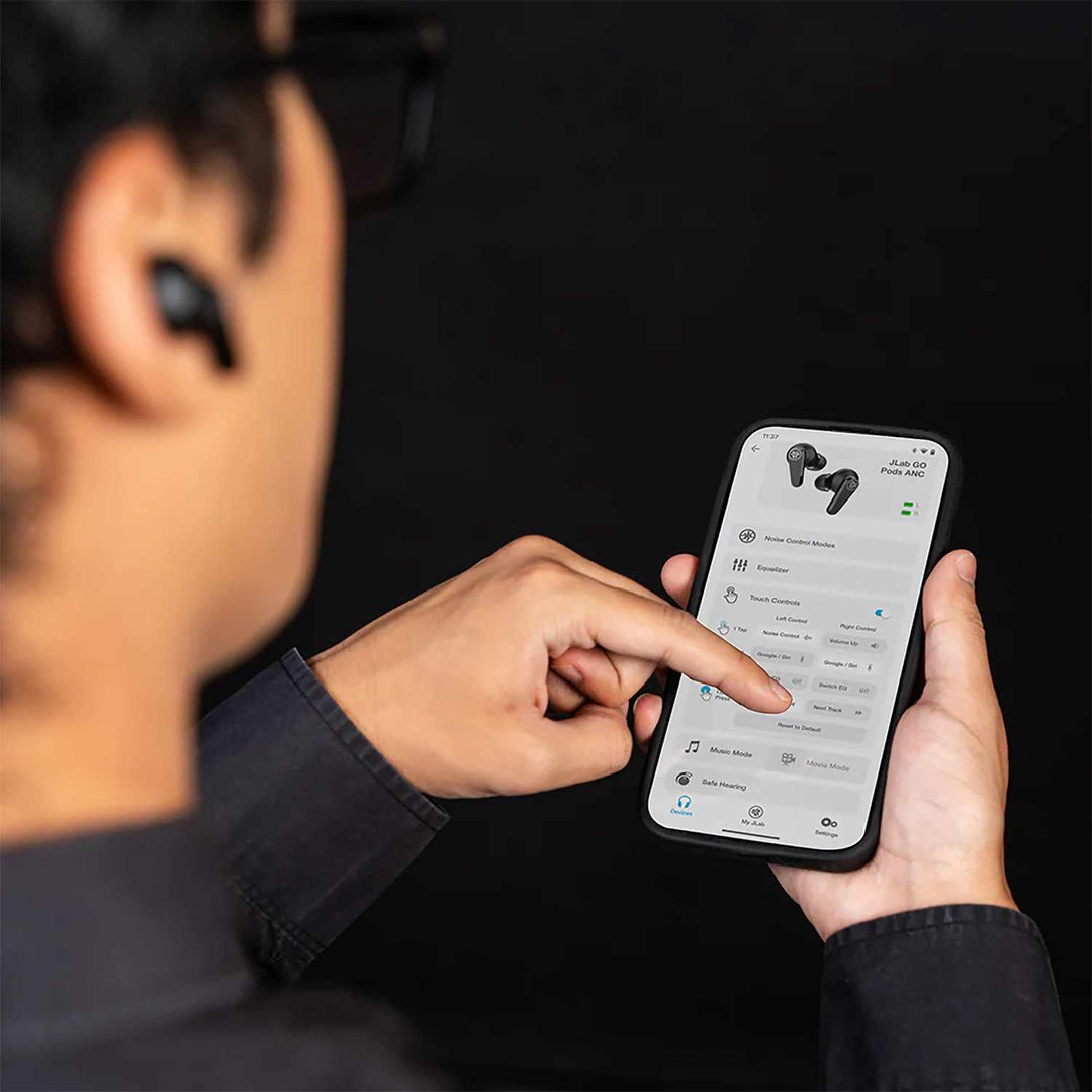 JLAB | Go Pods ANC True Wireless Earbuds - Black | IFCEBGOPODSRBLK124