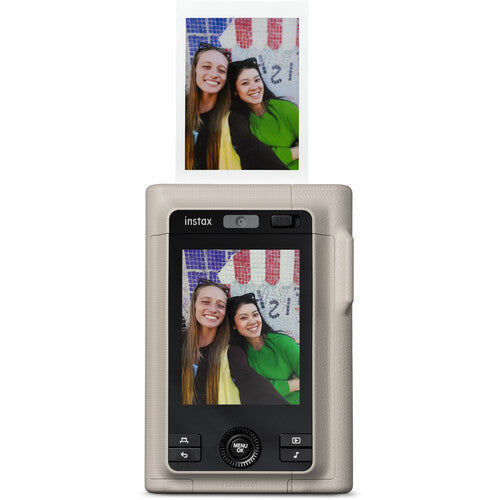 Fujifilm | Instax Mini LiPlay+ Hybrid Instant Camera - Sandy Beige | 600024674