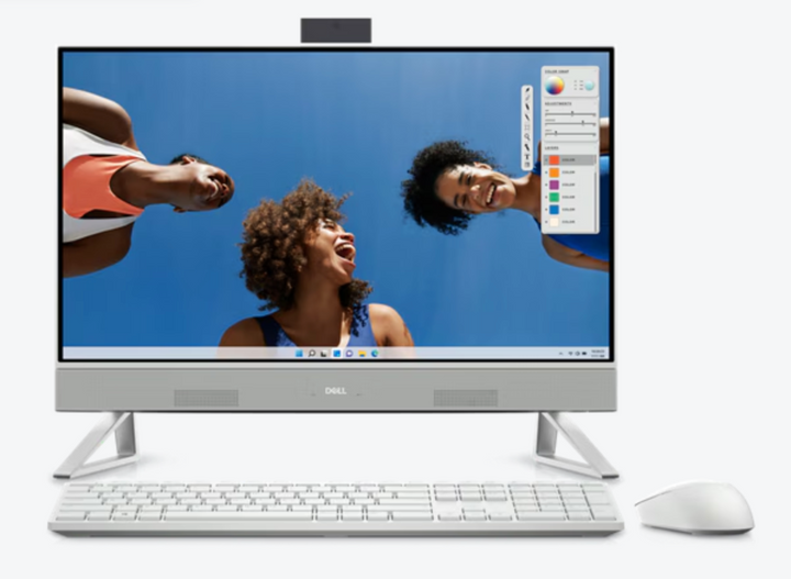 Dell | AIO Inspiron 24" FHD All-in-One 5-120U 8GB 512GB W11 Home 1YR
