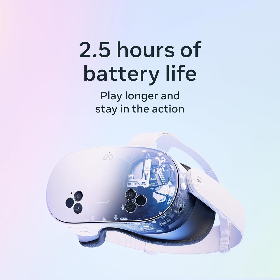 Meta | Quest 3S 128GB VR Headset with 3-Month Trial of Meta Horizon+ - White | SK-1000926-01