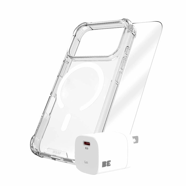Blu Element | Total Protection MagSafe Bundle iPhone 17 Pro - Clear | BETPMG173