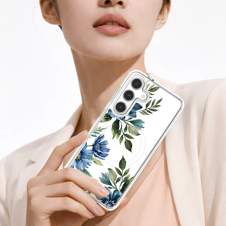 Caseco | Case for Samsung S26 - Blue Floral | ED24F3-FL