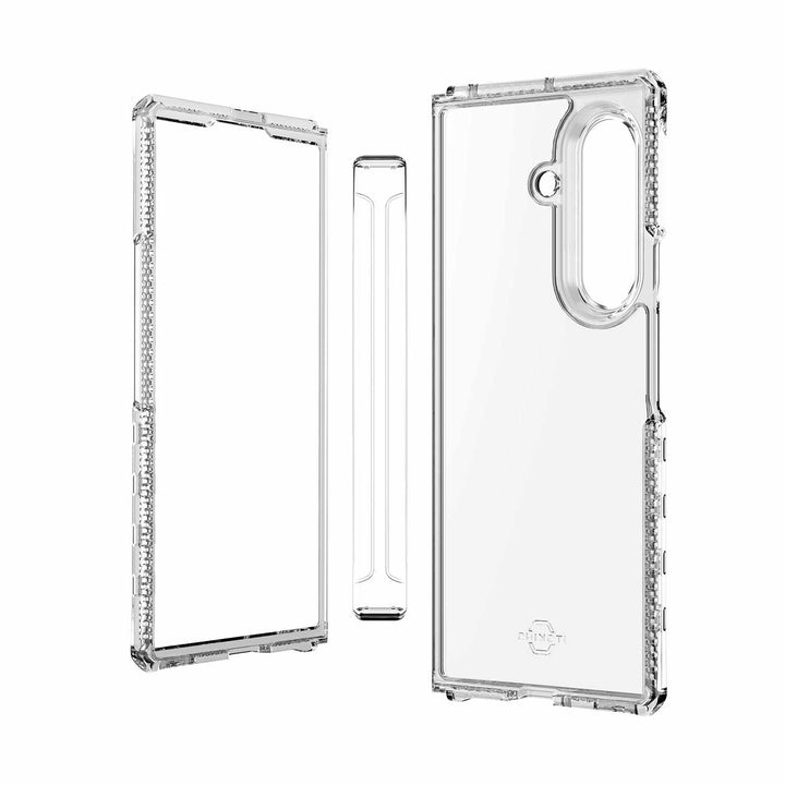 ITSKINS | Hybrid_R Case Hinge for Samsung Galaxy Z Fold 7 - Clear | SGQ7HYICLTRSP