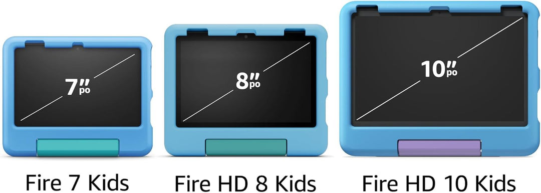 Amazon | Fire 7 Kids Edition 7" Amazon - 2022 | Ad-free content with parental controls included 10-hr battery 16 GB - Purple | B099HJF43S