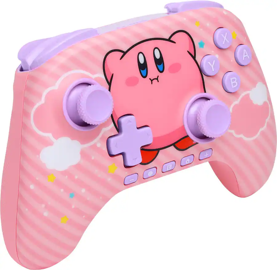 PowerA | Advantage Wireless Controller for Nintendo Switch 2 - Kirby Puff | NSGP0547-01V