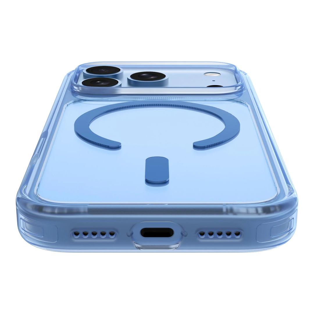 LAUT | CRYSTAL FLURO for iPhone 18 Pro Max/17 Pro Max - Clear Blue | L_IP26D_CF_BL