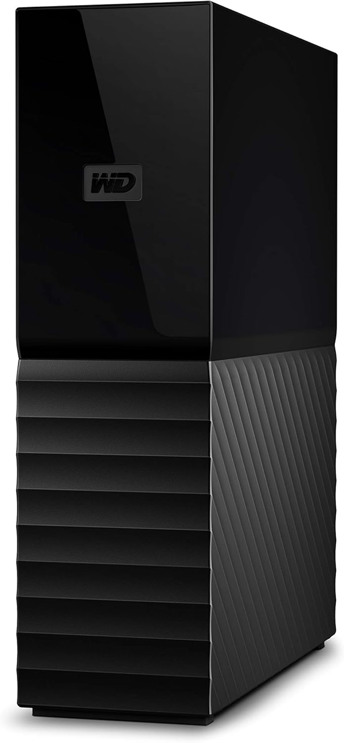 WD | My Book Desktop External Hard Drive 18TB USB 3.0, External HDD with Password Protection and Auto Backup Software |  WDBBGB0180HBK-NESN