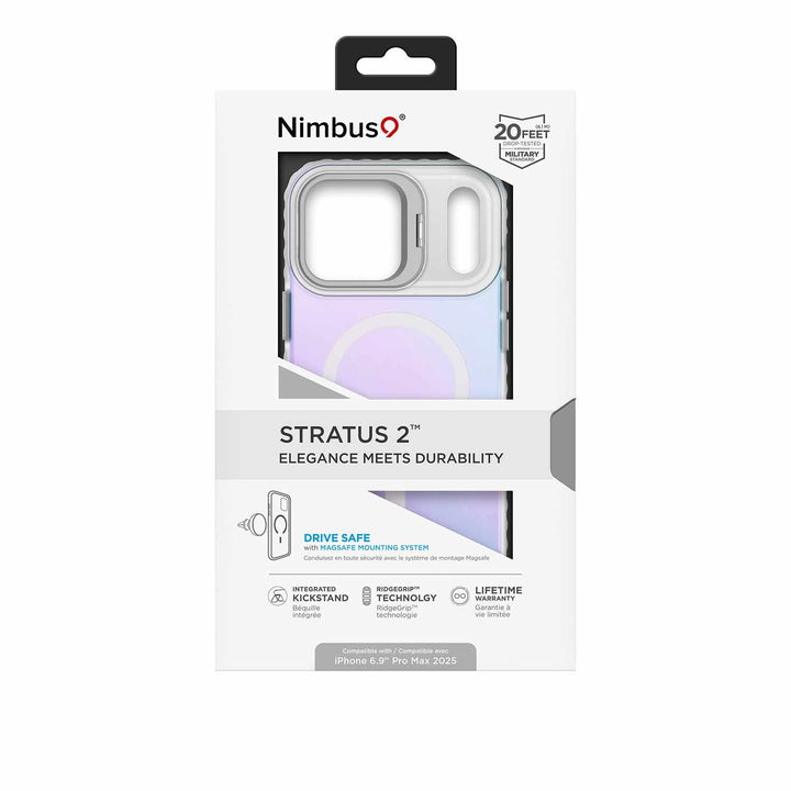 Nimbus9 | Stratus 3 MagSafe Case iPhone 17 Pro Max - Frost | N9S3MSIPH17PMXFR