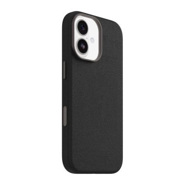 OtterBox | Symmetry Cactus Leather w/MagSafe iPhone 17 + Camera Control Case - Noir Ash | 77-99012