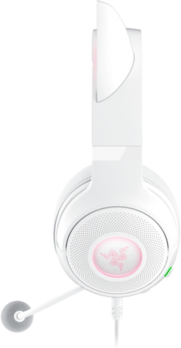 Razer Renewed | Kraken Kitty V2 Wired Gaming Headset - White | RZ04-04730600-R3UR | 60 DAYS WARRANTY